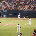 Morneau at bat.