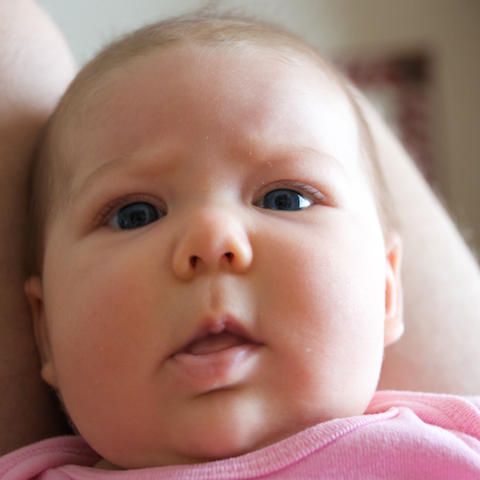 Tegan at 2 months Tegan at 2 months