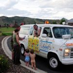 The ice cream man commeth. Click for a few more.
