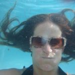 Heather underwater. Heather underwater.