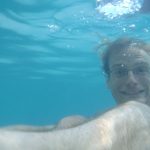 Brad underwater. Brad underwater.