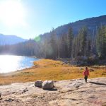 On a rock over Ruth Lake. More stupid solar glare.