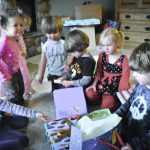 Present opening frenzy