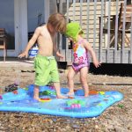 Splish Splash - minutes before popping it for good.