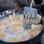 Campfire fish fry in Battle Lake