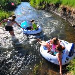 Tubing the creek