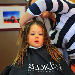 Tegan’s first haircut