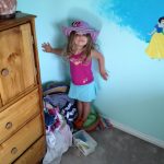 Tegan ‘cleans’ her room