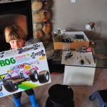 Tory helps his old man build up The Frog
