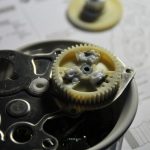 Assembling the gearbox.