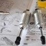 Oil dampened shocks assembled.