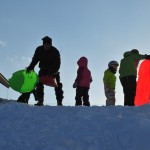 Sledding crew