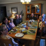 Thanksgiving Day dinner at the Moes!