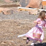 There's no walking when you're egg hunting.