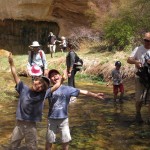 Oh joy, let's wade the creek!