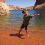 Of course we'd get to a beach in the middle of the desert dad!