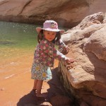 Tegan wanted to find a beach. We did!
