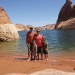 The family at Lake Powell