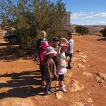 Getting ready to hike.
