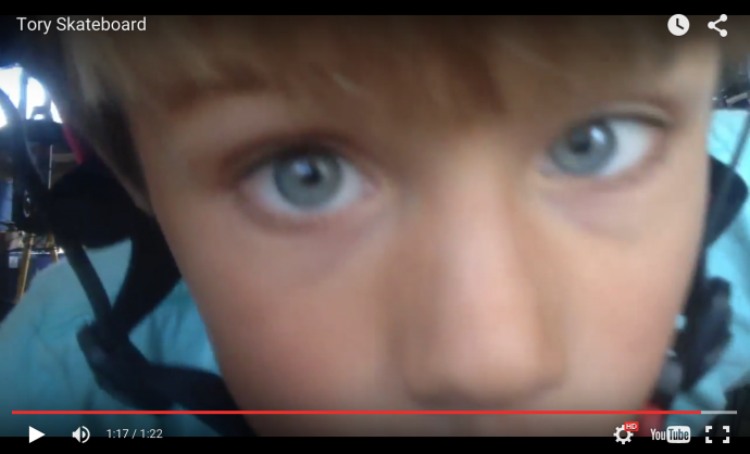 Tory's first skate video